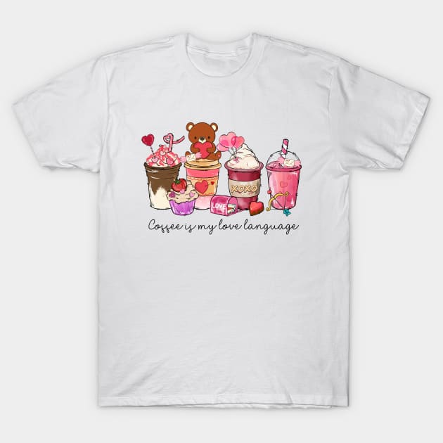 Coffee is My Love Language T-Shirt by Astramaze
